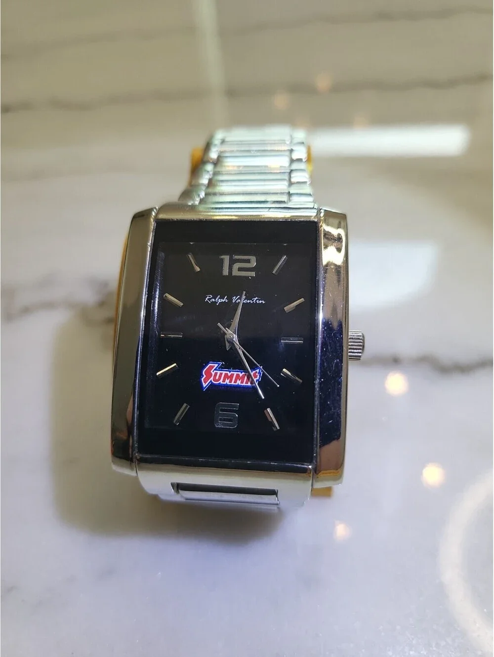 Men's Quartz Tank Watch Working New Battery Automobilia 37mm Summit Racing Parts